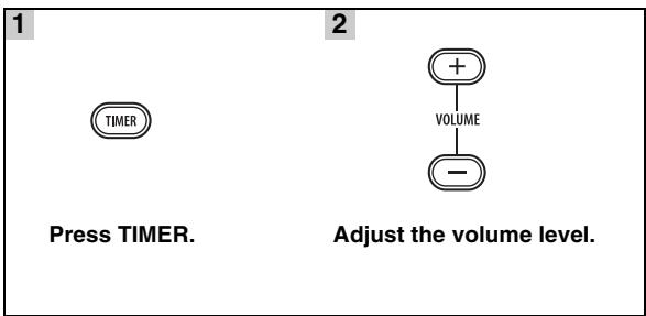 YAMAHA MCR-140 - Using the timer - 1