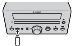 YAMAHA MCR-140 - Connecting USB - 1