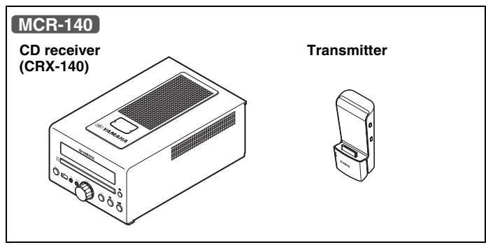 YAMAHA MCR-140 - PARTS - 3