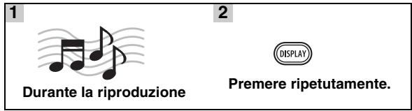 YAMAHA MCR-140 - ■ Cambiamento del display - 1