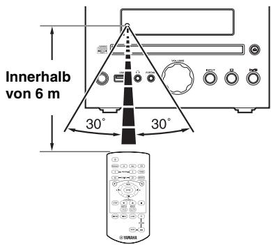 YAMAHA MCR-140 - ■ Verwendung der Fernbedienung - 1