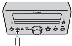 YAMAHA MCR-140 - Raccordement USB - 1