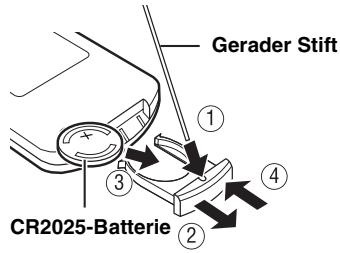 YAMAHA MCR-140 - ■ Ersetzenden Batterie in der Fernbedienung - 1