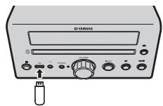 YAMAHA MCR-140 - ■ Anschlieben USB - 1