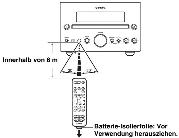 YAMAHA MCR-232 - ■ Verwendung der Fernbedienung - 1