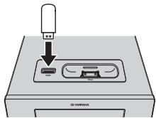 YAMAHA MCR-232 - Connecting a USB device - 1
