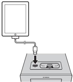 YAMAHA MCR-232 - Conexión del iPad - 1