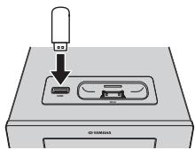 YAMAHA MCR-232 - ■ Anschlieben eines USB-Geräts - 1