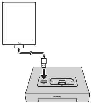 YAMAHA MCR-232 - Connecting iPad - 1