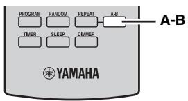 YAMAHA MCR-640 - Repeticion de un fragmento especficado (Repeat A-B) - 1