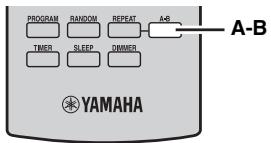 YAMAHA MCR-640 - Wiederholung eines bestimmen Abschnits (Repeat A-B) - 1