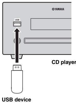 YAMAHA MCR-640 - Connecting USB devices - 1