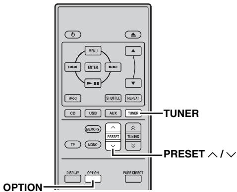 YAMAHA MCR-640 - BbI6op npedyctaHOBJeHHbIX paNocTaHcni - 1