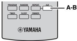 YAMAHA MCR-640 - Ripetizione di una sezione specifica (Repeat A-B) - 1