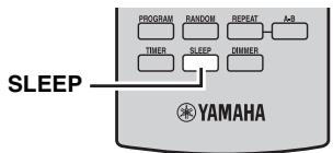 YAMAHA MCR-640 - Réglage de la minuterie de mise hors service - 1
