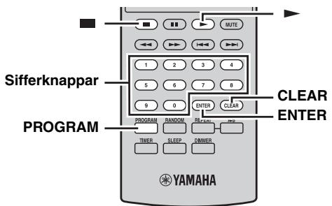 YAMAHA MCR-640 - Lagring av spelordning (Program Play) - 1