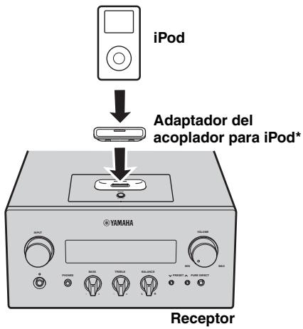 YAMAHA MCR-640 - Conexión de un iPod™ - 2