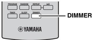 YAMAHA MCR-640 - Modification de la luminosité de l'afficheur de la face avant - 1