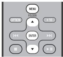 YAMAHA MCR-B142 - Handelingen iPod-menu (alleen afstandsbediening) - 1