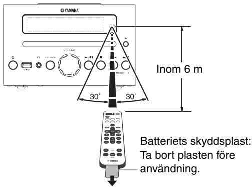 YAMAHA MCR-B142 - Anvanda fjarrkontrollen - 1
