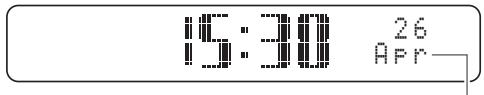 YAMAHA MCR-B142 - Visualización del reloj - 2