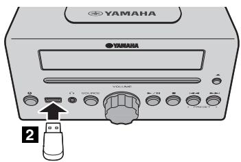YAMAHA MCR-B142 - Wiedergabe eines USB-Geräts - 2