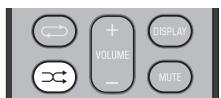 YAMAHA MCR-B142 - Utilisation des modes de lecture répétée/aléatoire (télécommande uniquement) - 2