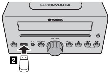 YAMAHA MCR-B142 - Naar een USB-apparaat - 2
