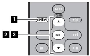 YAMAHA MCR-B142 - Réglage de l'horloge (MENU OPTION) - 3