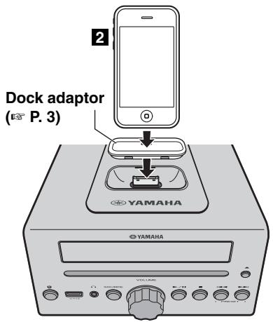YAMAHA MCR-B142 - Playing music from your iPod - 2