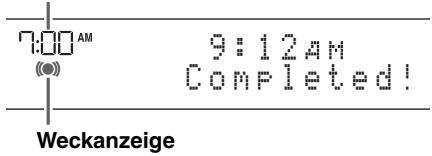 YAMAHA MCR-B142 - Stellen Sie den Wecker ein. - 1