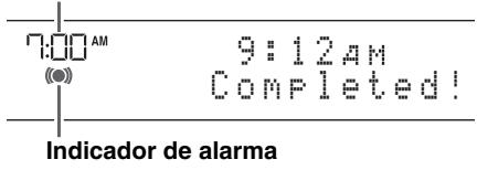 YAMAHA MCR-B142 - Ajuste la alarma. - 2