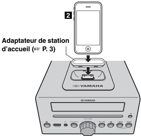 YAMAHA MCR-B142 - Écouter la musique d'un ipod - 1
