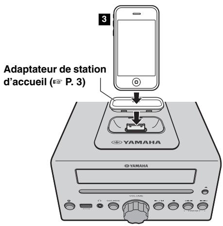 YAMAHA MCR-B142 - Réglage de l'horloge (MENU OPTION) - 2