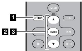 YAMAHA MCR-B142 - Einstellen der Weckzeit und des Weckertypes (Optionsmenu) - 2