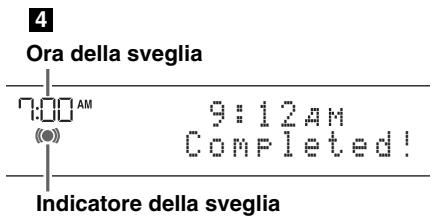 YAMAHA MCR-B142 - Impostare la sveglia. - 1