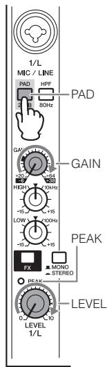 YAMAHA MG06X/MG06 - Étape 2 utilisation des enceintes - 7
