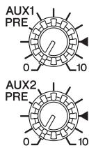 YAMAHA MG12XU/MG12 - Boutons [AUX1 - 3] (MG16XU) bouton [AUX1] (MG12XU) - 1