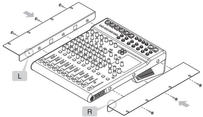 YAMAHA MG12XU/MG12 - Procédures de montage (l'illustration représentée le modèle MG12XU.) - 2