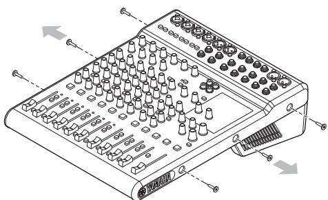 YAMAHA MG12XU/MG12 - Procédures de montage (l'illustration représentée le modèle MG12XU.) - 1
