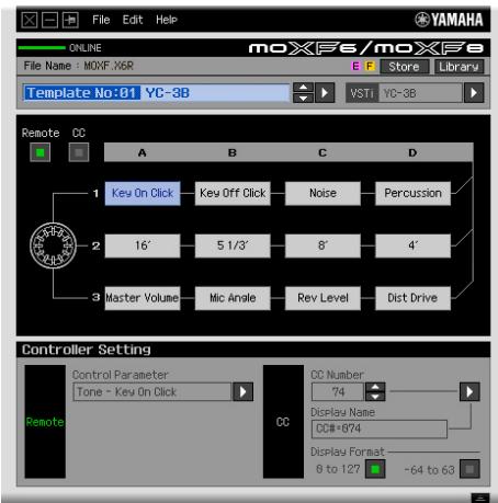 YAMAHA MOXF6/MOXF8 REMOTE EDITOR - Mac - 2