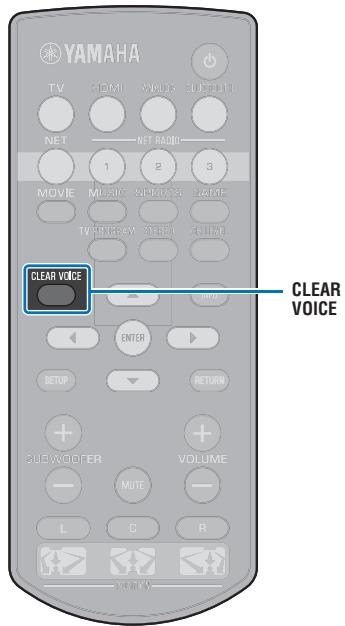 YAMAHA MUSICCAST YSP-1600 - Appuyez sur la touche INFO. - 2