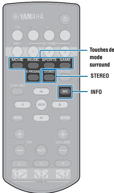 YAMAHA MUSICCAST YSP-1600 - Pour couper la sortie audio - 3
