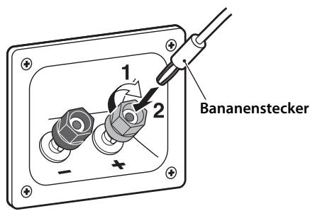 YAMAHA NS-F140, NS-F150 - ■ Kabel mit Bananenstecker - 1