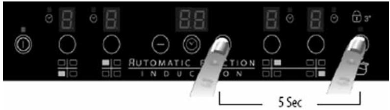 WHIRLPOOL ACM508NE - Activation/désactivation du signal sonore (non disponible sur les versions à curseur) - 1
