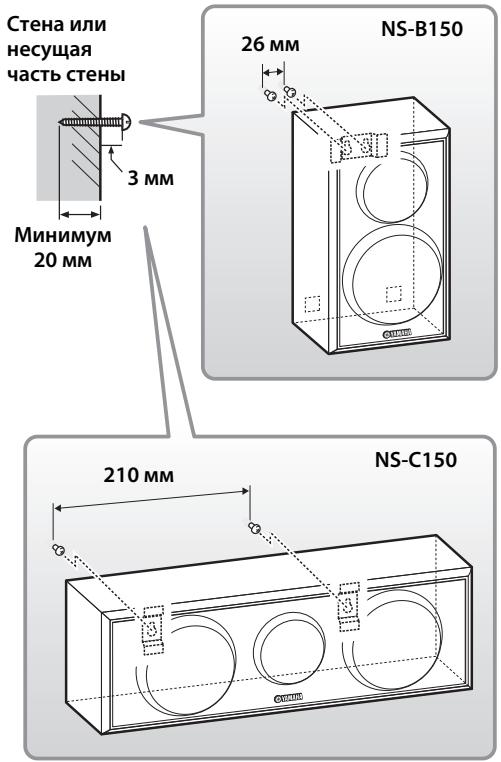 YAMAHA NS-PB150 - Kpenenne KOJohok Ha cTeHy - 1