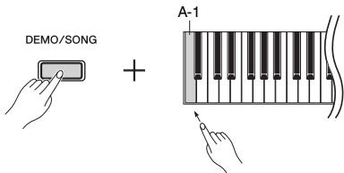 YAMAHA P-115 - Activation/désactivation des sons de confirmation d'opération - 1