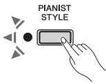 YAMAHA P-115 - Appuyez sur la touche [PIANIST STYLE] pour que le témoin clignote. - 1