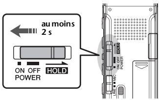 YAMAHA POCKETRAK C24 - Mise hors tension de l'instrument - 1
