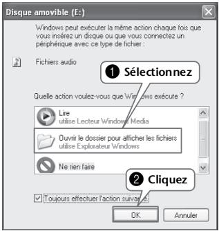 YAMAHA POCKETRAK C24 - A propos de la boîte de dialogue AutoPlay - 1